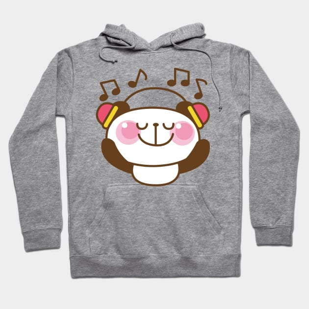 DJ Panda Hoodie by kawaii_shop